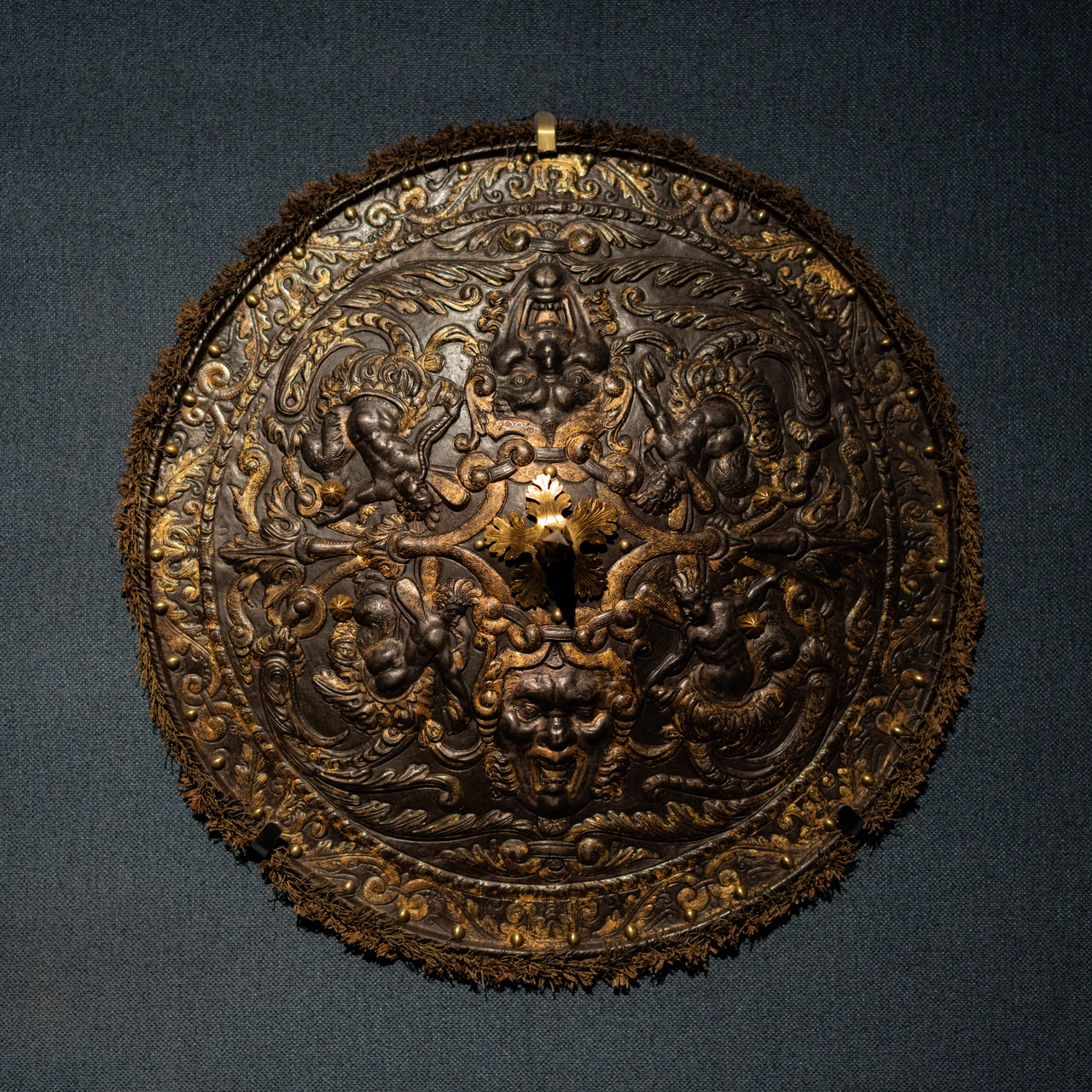 Gilded shield
